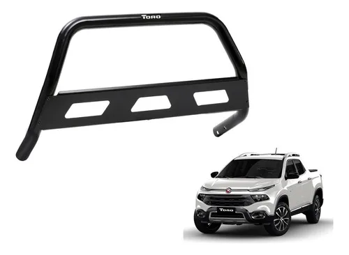 Para-choque Quebra Mato Preto Fiat Toro 2016 Até 2024