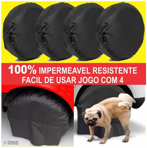Imagem do produto Capa Protetora Pneu Roda Aro 17 / 18 Anti Xixi Corosão 4 Un.