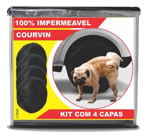 Imagem do produto Capa Protetora Pneu Roda Aro 17 / 18 Anti Xixi Corosão 4 Un.