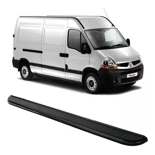 Estribo Lateral Preto Renault Master L3h2 Lado Passageiro