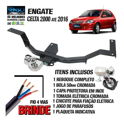 Imagem do produto Engate Celta 2000 A 2016 Reforçado 400kg