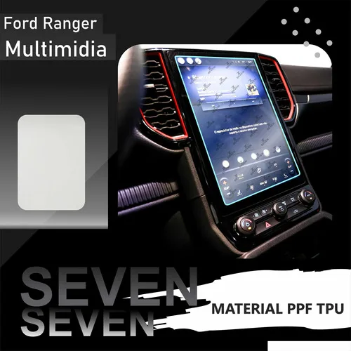 Imagem do produto Kit Películas Painel + Multimidia Ford Ranger 2024 2025 Ppf