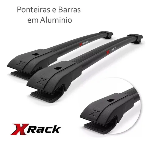Imagem do produto Par De Travessa Larga + Bagageiro Maleiro Gradeado 100 X 80