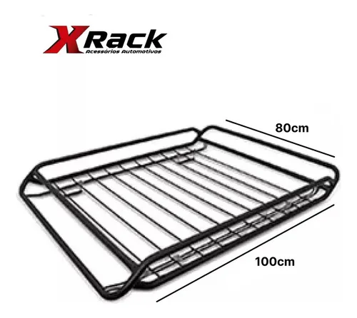 Imagem do produto Par De Travessa Larga + Bagageiro Maleiro Gradeado 100 X 80