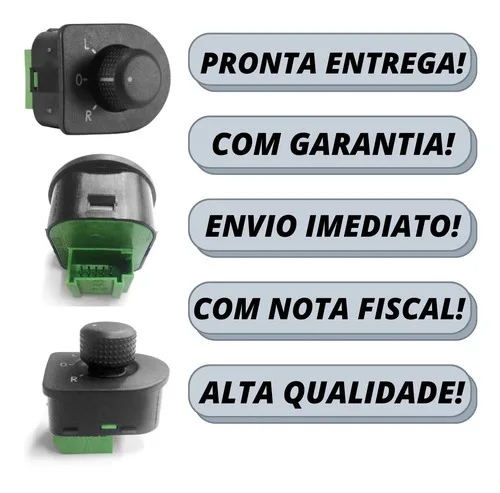 Imagem do produto Botão Retrovisor Elétrico Gol Voyage Saveiro G5 G6 Controle