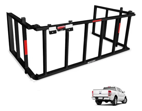 Extensor Caçamba Ranger 2024 Divisor Rampa Reforçado 350kg