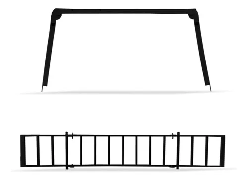 Imagem do produto Extensor Caçamba Ranger 2024 Divisor Rampa Reforçado 350kg