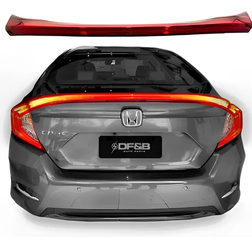 Aerofolio Civic 2017 Á 2021 G10 Com Break Light