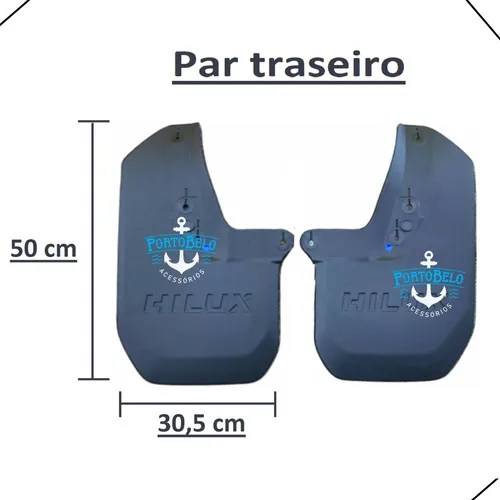 Imagem do produto Lameira Traseiro Hilux Srx Plus, Gr Sport 2024 2025 2026