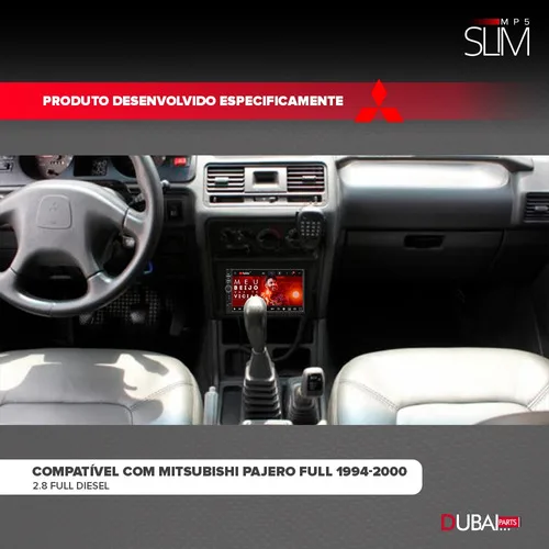Imagem do produto Central Multimidia Mp5 Slim Mitsubishi Pajero Full 97 98 99