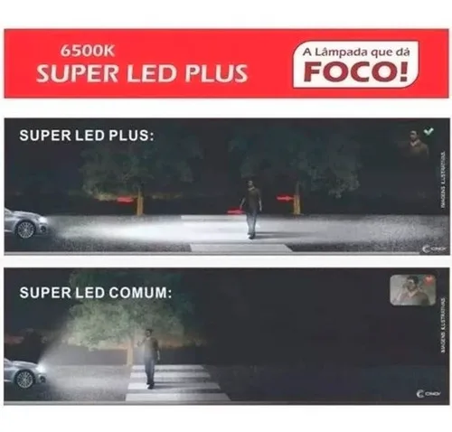 Imagem do produto Kit Lâmpadas Super Led Plus Cinoy H4 12000 Lumens 12v/24v