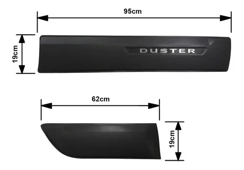 Imagem do produto Jogo Friso Lateral Renault Duster 2022 2023 Modelo Original