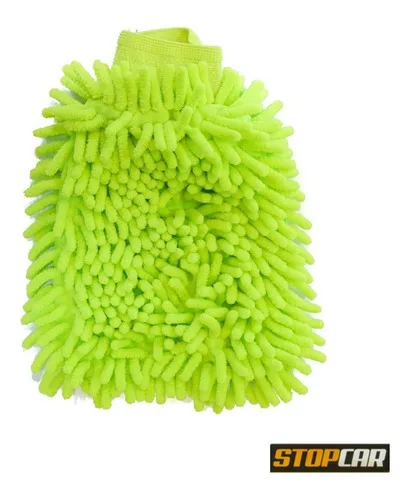 Stopcar Luva Microfibra Automotivo Anti Riscos Cor Verde Claro