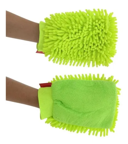 Imagem do produto Stopcar Luva Microfibra Automotivo Anti Riscos Cor Verde Claro