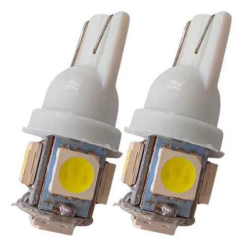 Par Lampada Farol Farolete Lanterna Meia Luz Pingo T10
