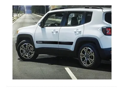 Imagem do produto Friso Lateral Modelo Original Jeep Renegade Preto 2022 2023