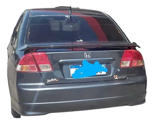 Aerofólio Spoiler Honda Civic G7 (00/05) C/ Break Ligth