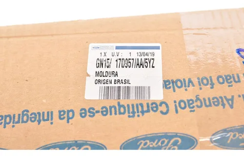 Imagem do produto Moldura Inferior Do Parachoque Dianteiro Ford Ecosport