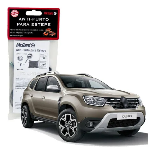 Trava Antifurto De Estepe Mcgard Renault Duster 2020 2021