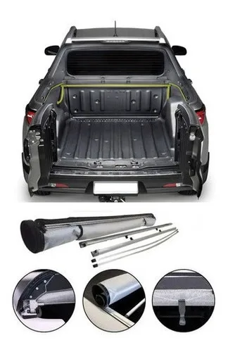 Capota Maritima Kit Vedação Caçamba Fiat Toro Endurance 2021