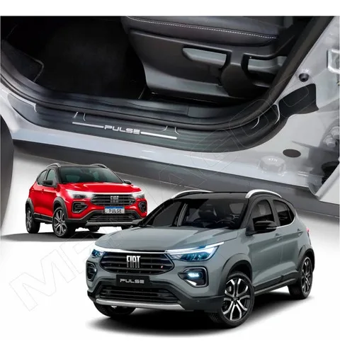 Imagem do produto Kit Fiat Pulse 2024 2025 Soleira Porta + Mala + P. Maçaneta