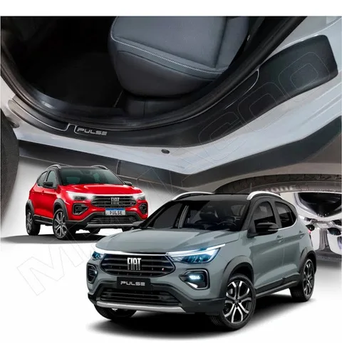 Imagem do produto Kit Fiat Pulse 2024 2025 Soleira Porta + Mala + P. Maçaneta