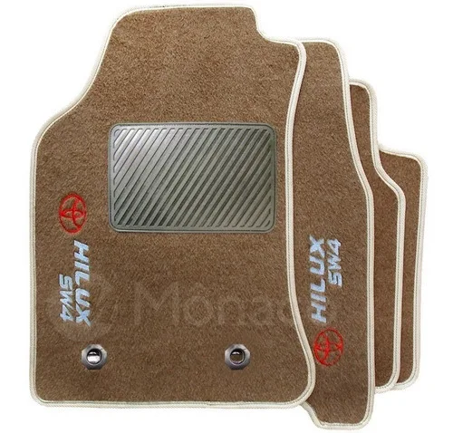 Tapete Hilux Sw4 2012 2013 2014 2015 Carpete Bege