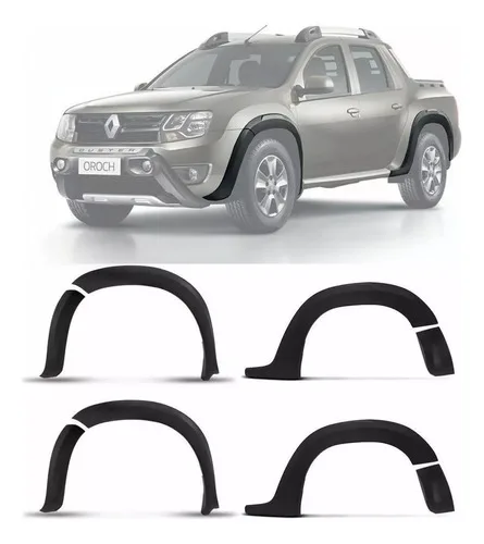 Kit Alargador Paralama Tg Poli Duster Oroch Dynamique 2022