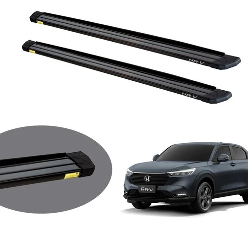 Estribo Ccf Slim Alumínio Preto Hrv Hr-v 2023 2024 2025