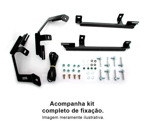 Imagem do produto Estribo Ccf Slim Alumínio Preto Hrv Hr-v 2023 2024 2025