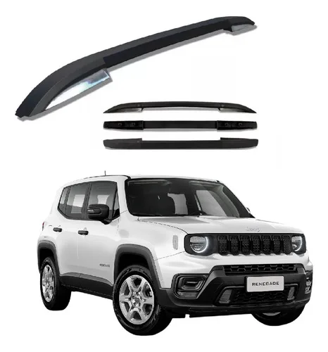 Longarina Rack De Teto Jeep Renegade Pcd Preto 2025