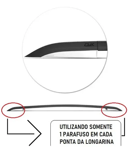 Imagem do produto Longarina Rack De Teto Jeep Renegade Pcd Preto 2025