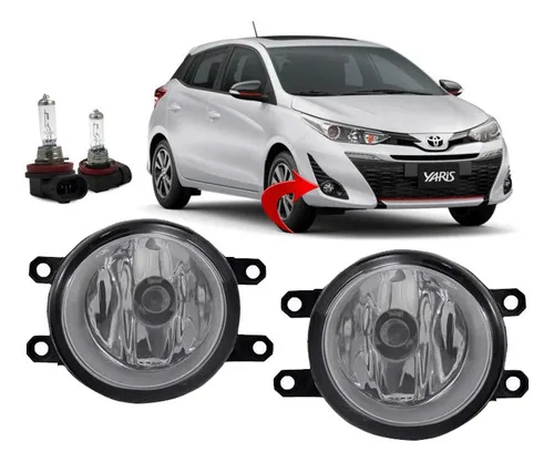 Par Farol Milha Neblina Toyota Yaris 2018 2019 2020 21 2022