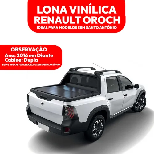 Imagem do produto Capota Maritima Oroch Sem Santo 2017 2018 2019 20 21 2022 23