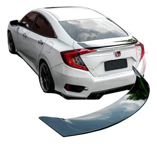 Acessórios Honda Civic G10 2019 A 2022 Aerofolio Preto Black