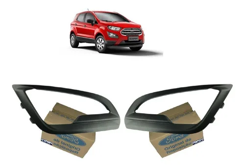 Par Moldura Aro Farol Auxiliar Ecosport 2017 A 2020 Original