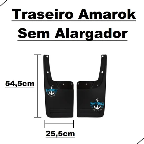 Imagem do produto Lameiro Traseiro Amarok 2012 2013 2014 2015 Sem Alargador