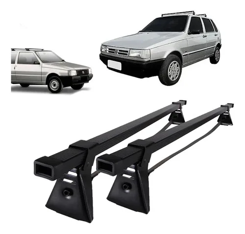 Rack De Teto Bagageiro Aço Fiat Uno 4 Portas 1990 A 2013