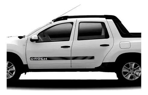 Imagem do produto Friso Lateral Black Preto Brilhante Oroch 2019 2020 Largo