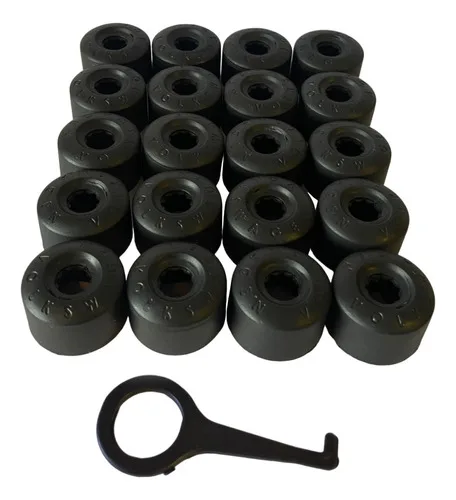 Kit 20 Capas Parafusos 17 Mm Roda Carro Da Volkswagen