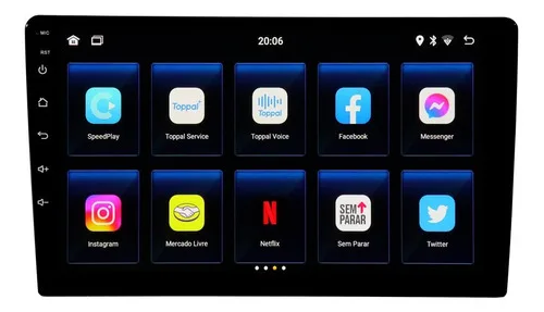 Imagem do produto Multimidia Universal Android 12 Qled Gps Wifi Carplay 9 Pol