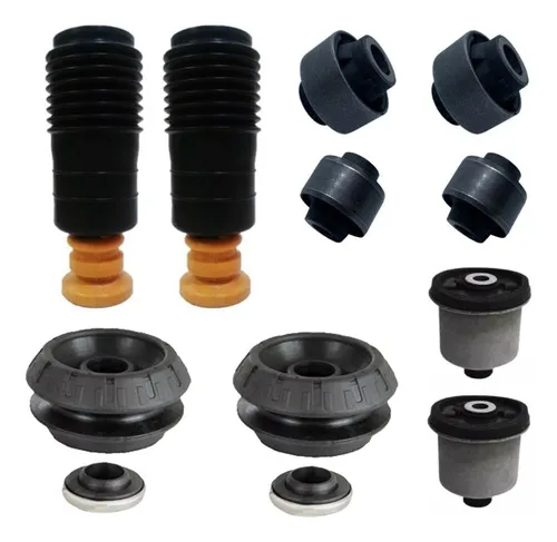 Kit Coxim Batente + 6 Buchas Bandeja Eixo Versa March Kicks