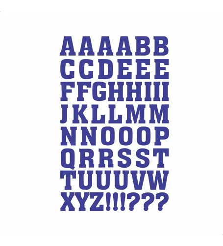 Imagem do produto Adesivo Letras Alfabeto Completo Escrever Palavras Pratico