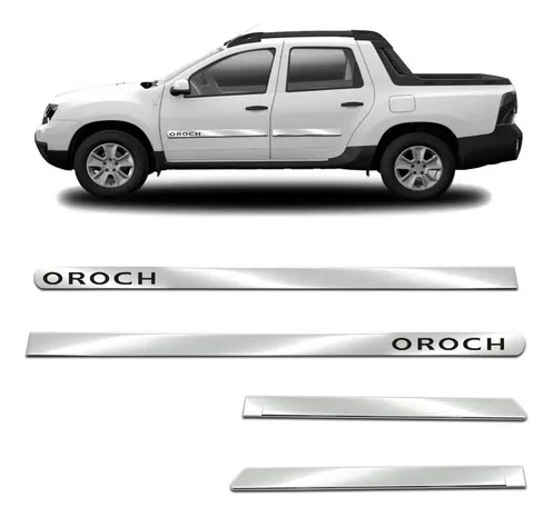 Imagem do produto Friso Largo Lateral Cromado Personalizado Oroch 15/...