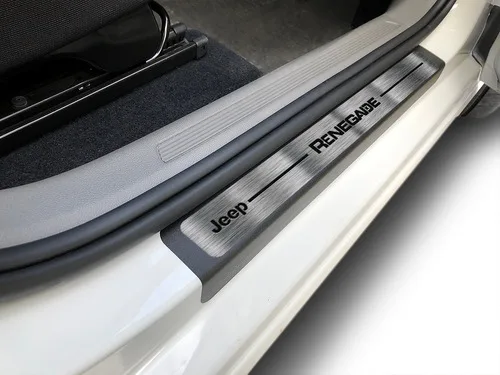 Imagem do produto Soleira Aço Inox Premium + Vinil P/ Jeep Renegade