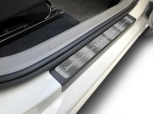 Imagem do produto Soleira Aço Inox Premium + Vinil P/ Jeep Renegade