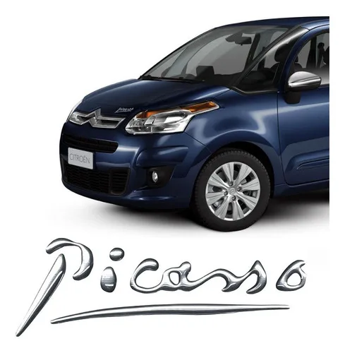 Adesivo Citroën Picasso Resinado Cromado Emblema Autocolante