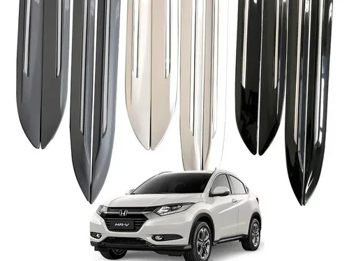 Jogo Friso Lateral Hr-v Hrv Filete Cromado 2015 A 2022
