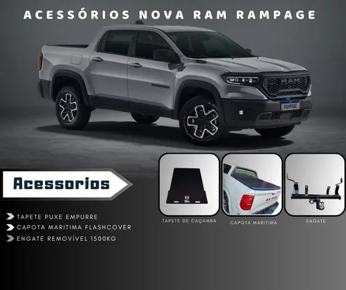 Imagem do produto Tapete De Caçamba Puxe Empurre Original Ram Rampage 2024