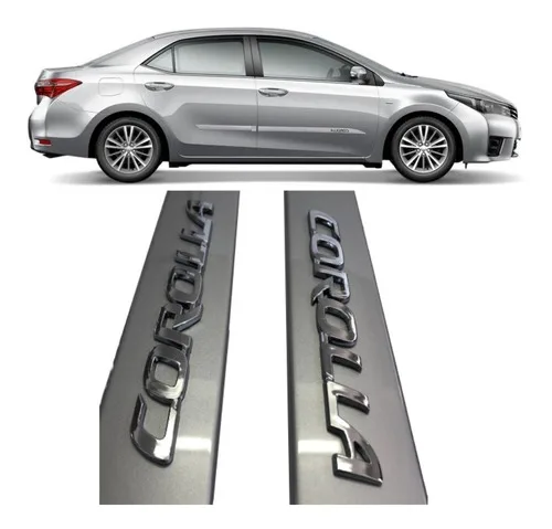 Imagem do produto Friso Lateral Logo Original Toyota Corolla 2020 Xei Hybrid